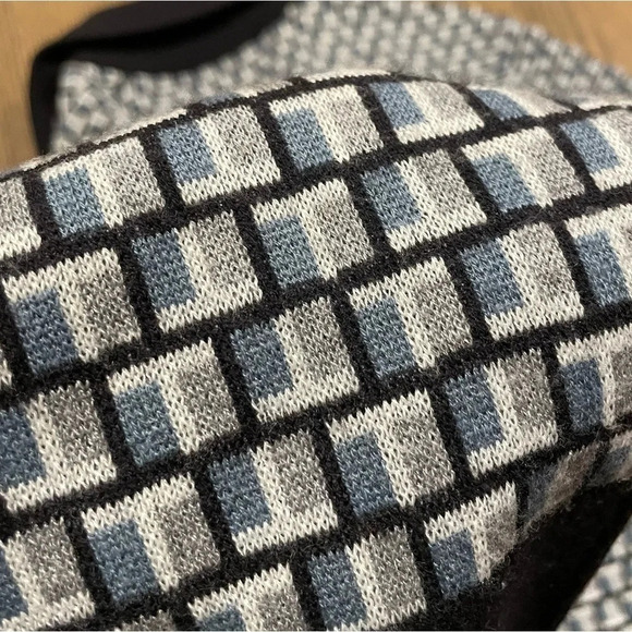 Ted Baker Mens Teeflow Geometric T Print Zipped Knit Cardigan Sweater  4=L - Picture 5 of 10